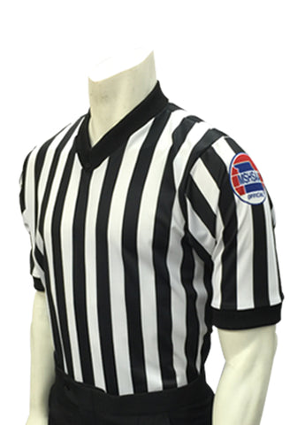 USA201MO- Smitty USA - Dye Sub Missouri Basketball V-Neck Shirt w/ side panel