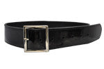 ACS581-Black 1 3/4" Major League Style Patent Leather Belt