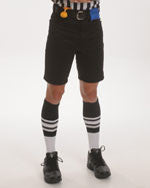 FBS171-Smitty Solid Black Football Shorts