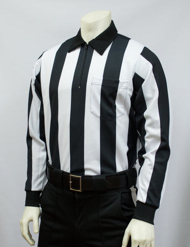 FBS138-Smitty Heavyweight Football Long Sleeve Shirt w/ 2 1/4" Stripe