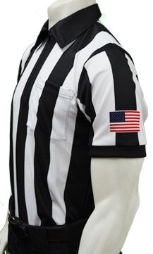 USA137-Smitty Football Short Sleeve Shirt w/ Flag on Sleeve