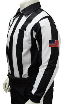 USA138-Smitty Football Long Sleeve Shirt w/ Flag on Sleeve