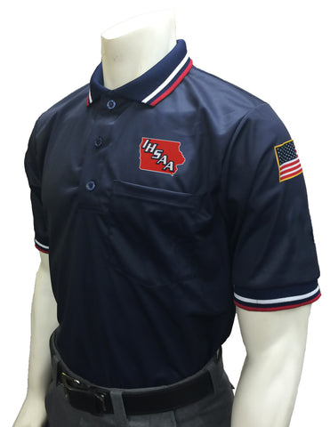 USA300IA-Dye Sub Iowa Baseball Short Sleeve Shirt
