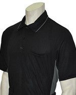 USA312-Short Sleeve MLB Style Black w/ Grey Side Panel