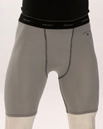 BBS415-Grey Compression Short w/ Cup Insert
