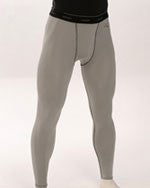 BBS416-Grey Compression Tights w/ Cup Insert