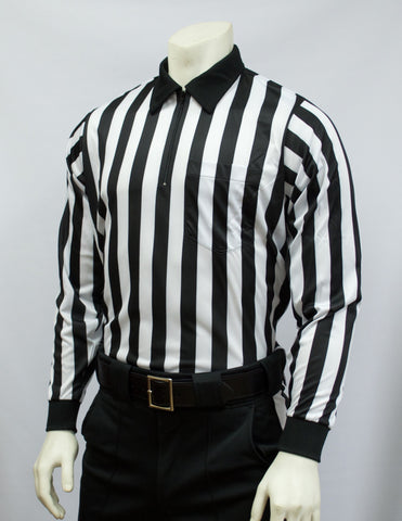 FBS113-Smitty Heavyweight Football Long Sleeve Shirt w/ 1" Stripes